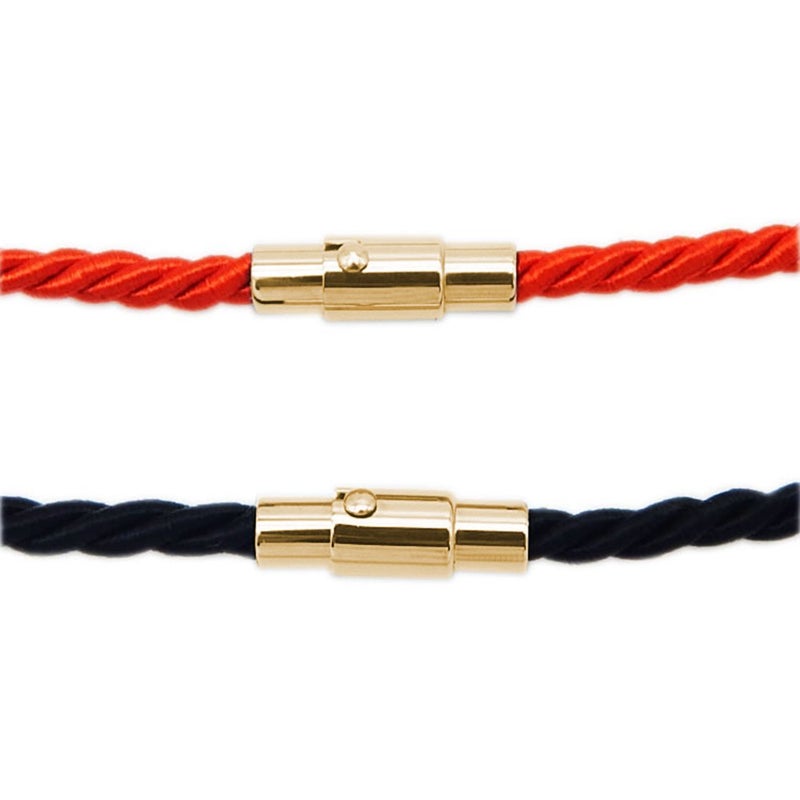 MOAMUN 20PCS Cord End Caps for Jewelry Making, Magnetic Clasps for Leather with Locking Leather Rope Necklace/Bracelet Buckle(Silver+Gold 3mm) - Image 2